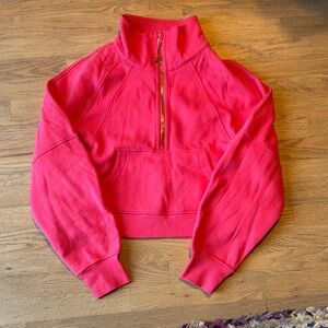 lululemon athletica Pink Half-Zip Sweatshirt